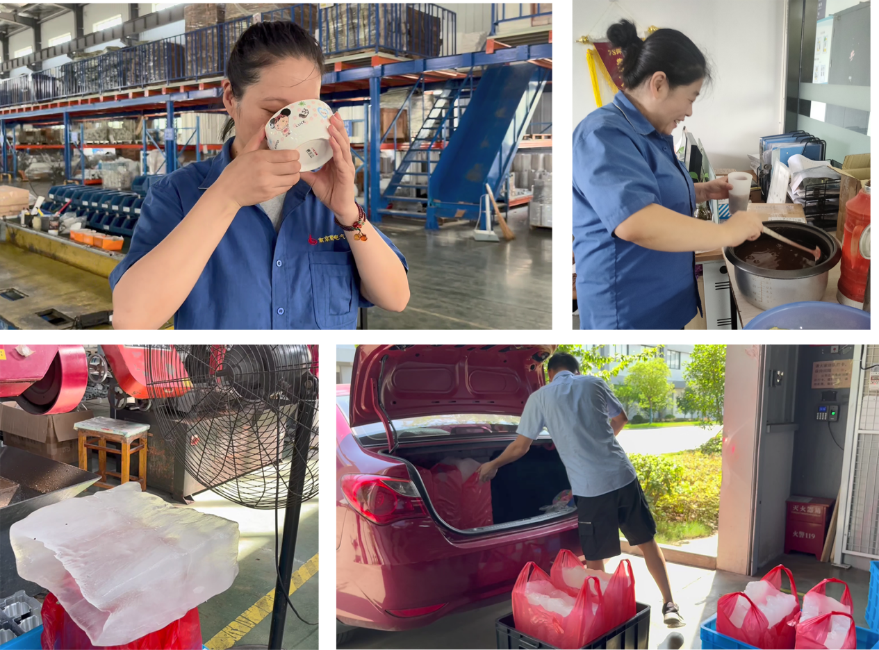 戰酷暑送清涼，關愛職工健康